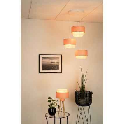Brilagi - Lestenec na vrvici ARIZONA BOHO 3xE27/15W/230V bež/bela