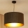 Brilagi - Lestenec na vrvici BOSTON ROLLER 1xE27/15W/230V pr. 45 cm slama rjava/zlata
