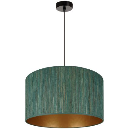 Brilagi - Lestenec na vrvici BOSTON ROLLER 1xE27/15W/230V pr. 45 cm slama zelena/zlata