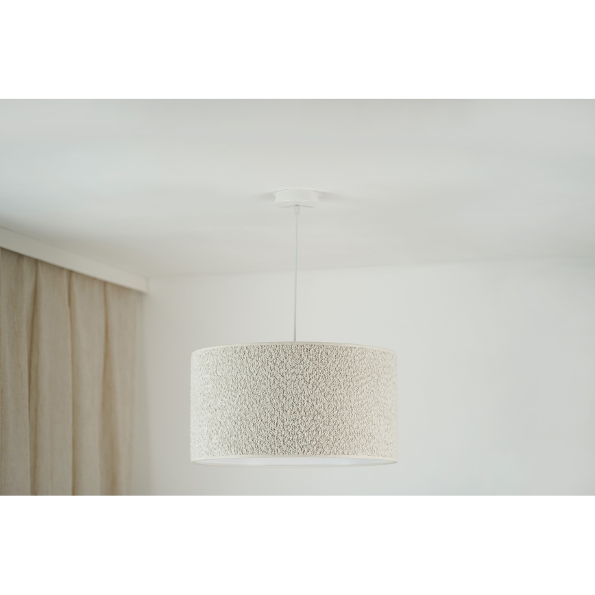 Brilagi - Lestenec na vrvici BOUCLE ROLLER 1xE27/15W/230V pr. 45 cm krem barva