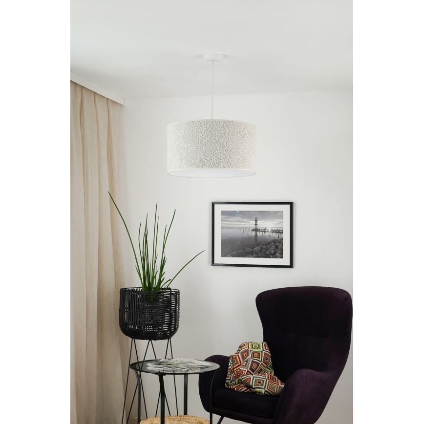 Brilagi - Lestenec na vrvici BOUCLE ROLLER 1xE27/15W/230V pr. 45 cm krem barva