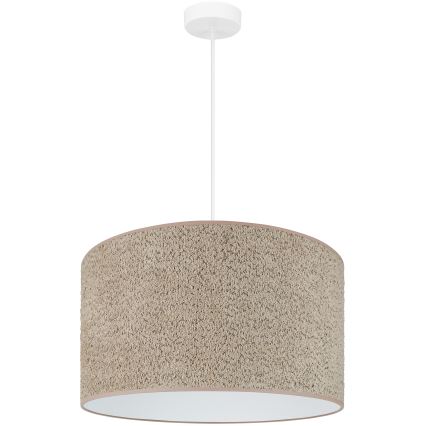 Brilagi - Lestenec na vrvici BOUCLE ROLLER 1xE27/15W/230V pr. 45 cm rjava