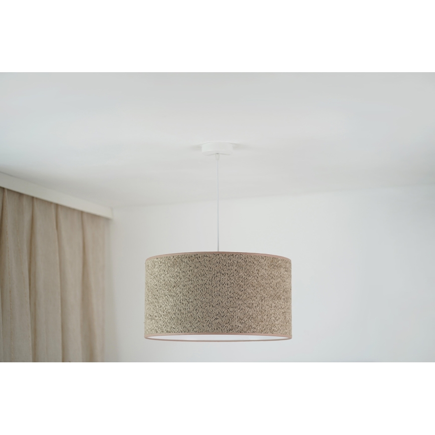 Brilagi - Lestenec na vrvici BOUCLE ROLLER 1xE27/15W/230V pr. 45 cm rjava