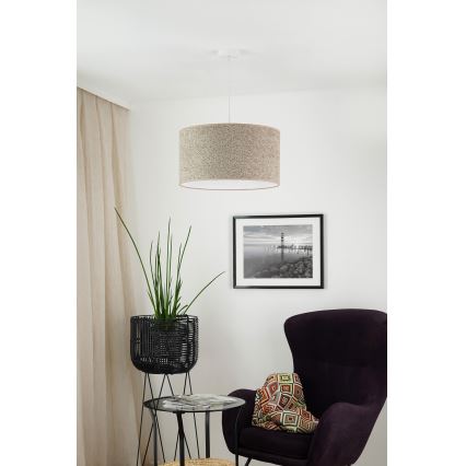 Brilagi - Lestenec na vrvici BOUCLE ROLLER 1xE27/15W/230V pr. 45 cm rjava