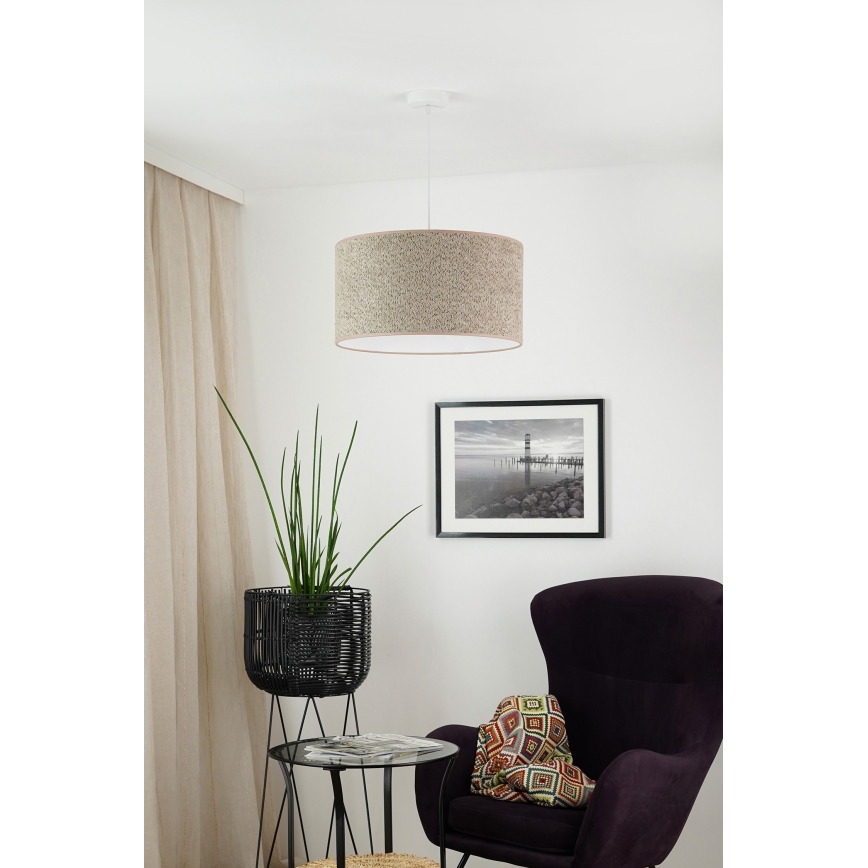 Brilagi - Lestenec na vrvici BOUCLE ROLLER 1xE27/15W/230V pr. 45 cm rjava