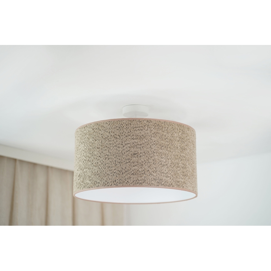 Brilagi - Lestenec na vrvici BOUCLE ROLLER 1xE27/15W/230V pr. 45 cm rjava