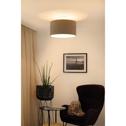 Brilagi - Lestenec na vrvici BOUCLE ROLLER 1xE27/15W/230V pr. 45 cm rjava