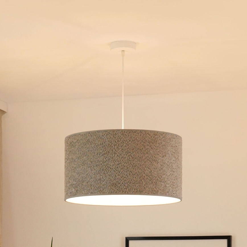 Brilagi - Lestenec na vrvici BOUCLE ROLLER 1xE27/15W/230V pr. 45 cm siva