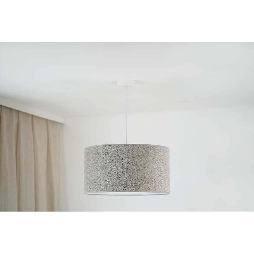 Brilagi - Lestenec na vrvici BOUCLE ROLLER 1xE27/15W/230V pr. 45 cm siva