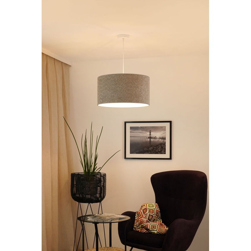 Brilagi - Lestenec na vrvici BOUCLE ROLLER 1xE27/15W/230V pr. 45 cm siva