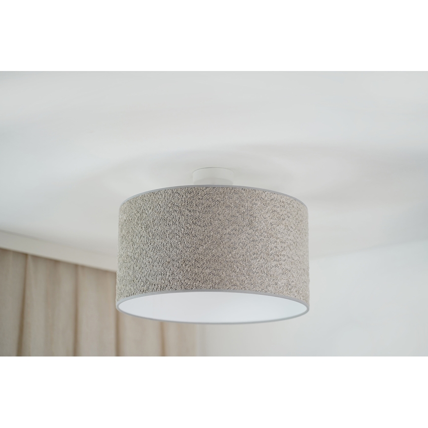 Brilagi - Lestenec na vrvici BOUCLE ROLLER 1xE27/15W/230V pr. 45 cm siva