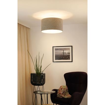 Brilagi - Lestenec na vrvici BOUCLE ROLLER 1xE27/15W/230V pr. 45 cm siva