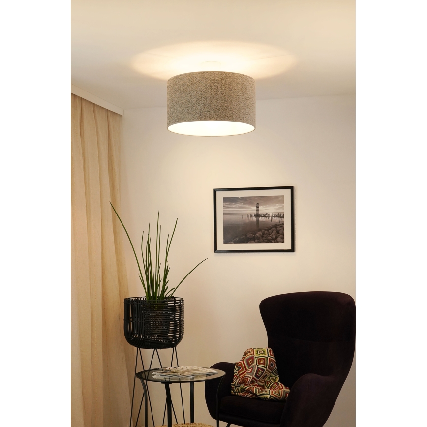 Brilagi - Lestenec na vrvici BOUCLE ROLLER 1xE27/15W/230V pr. 45 cm siva