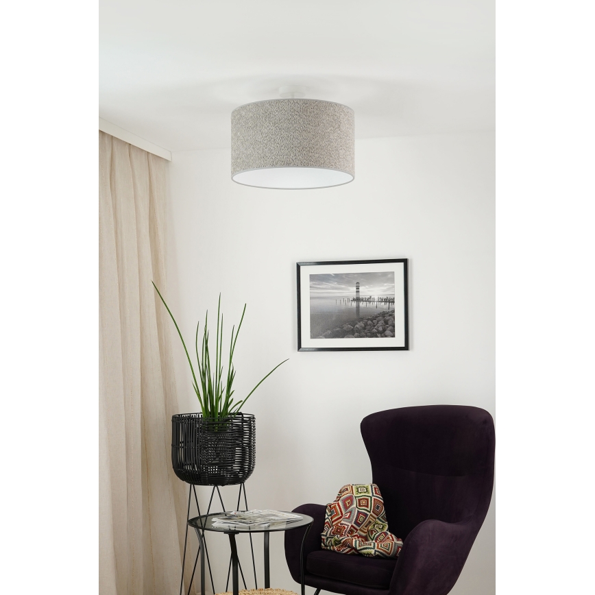 Brilagi - Lestenec na vrvici BOUCLE ROLLER 1xE27/15W/230V pr. 45 cm siva