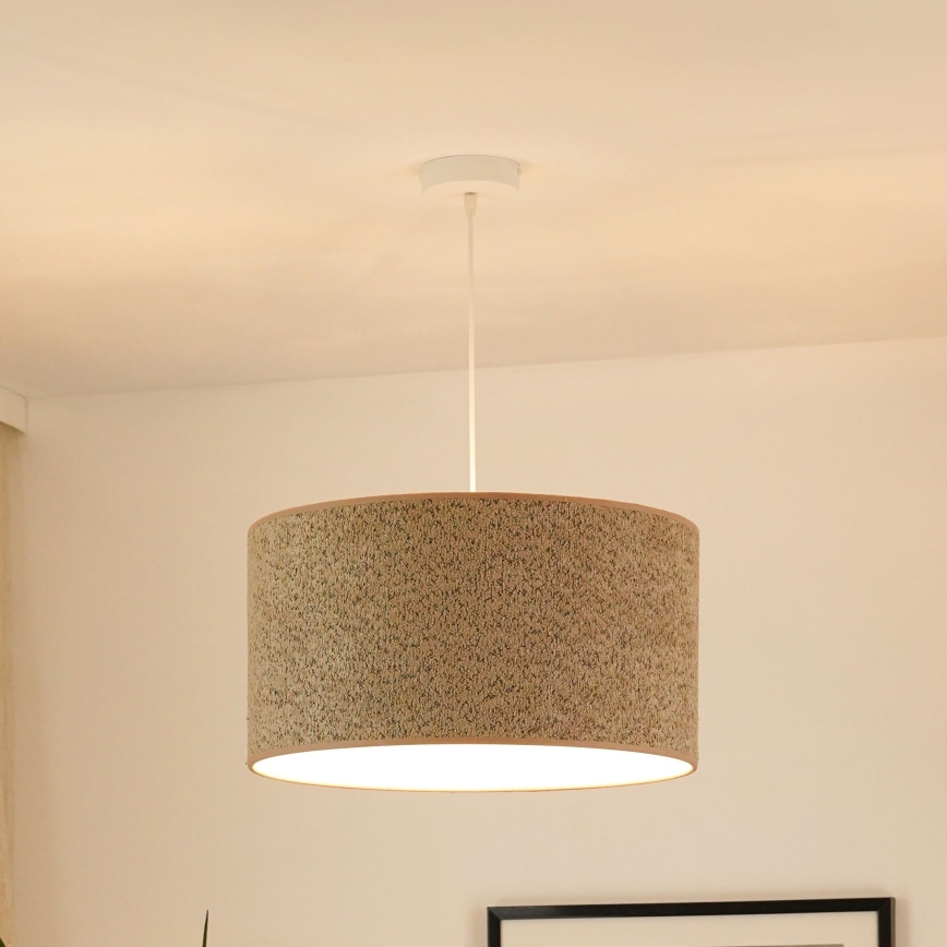 Brilagi - Lestenec na vrvici BOUCLE ROLLER 1xE27/15W/230V pr. 50 cm rjava
