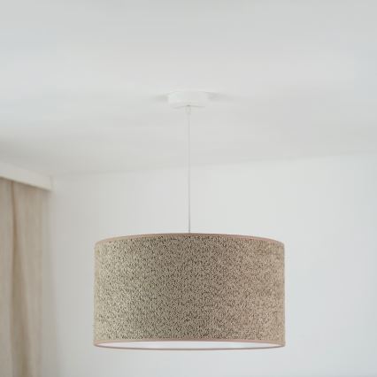 Brilagi - Lestenec na vrvici BOUCLE ROLLER 1xE27/15W/230V pr. 50 cm rjava