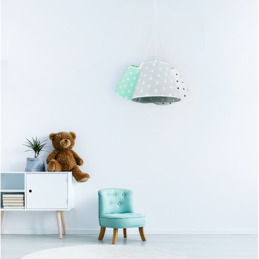 Brilagi - Lestenec na vrvici LYRA 3xE27/60W/230V