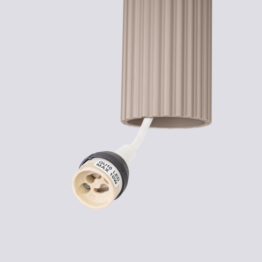 Brilagi - Lestenec na vrvici CRESTO 1xGU10/10W/230V taupe