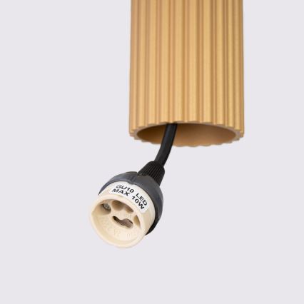 Brilagi - Lestenec na vrvici CRESTO 1xGU10/10W/230V zlata