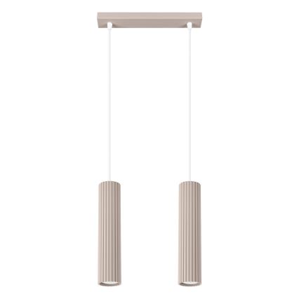 Brilagi - Lestenec na vrvici CRESTO 2xGU10/10W/230V taupe