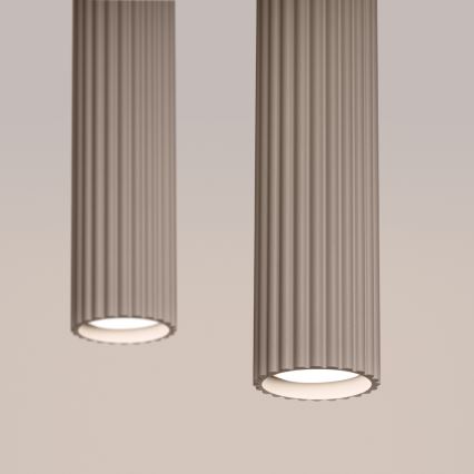 Brilagi - Lestenec na vrvici CRESTO 2xGU10/10W/230V taupe
