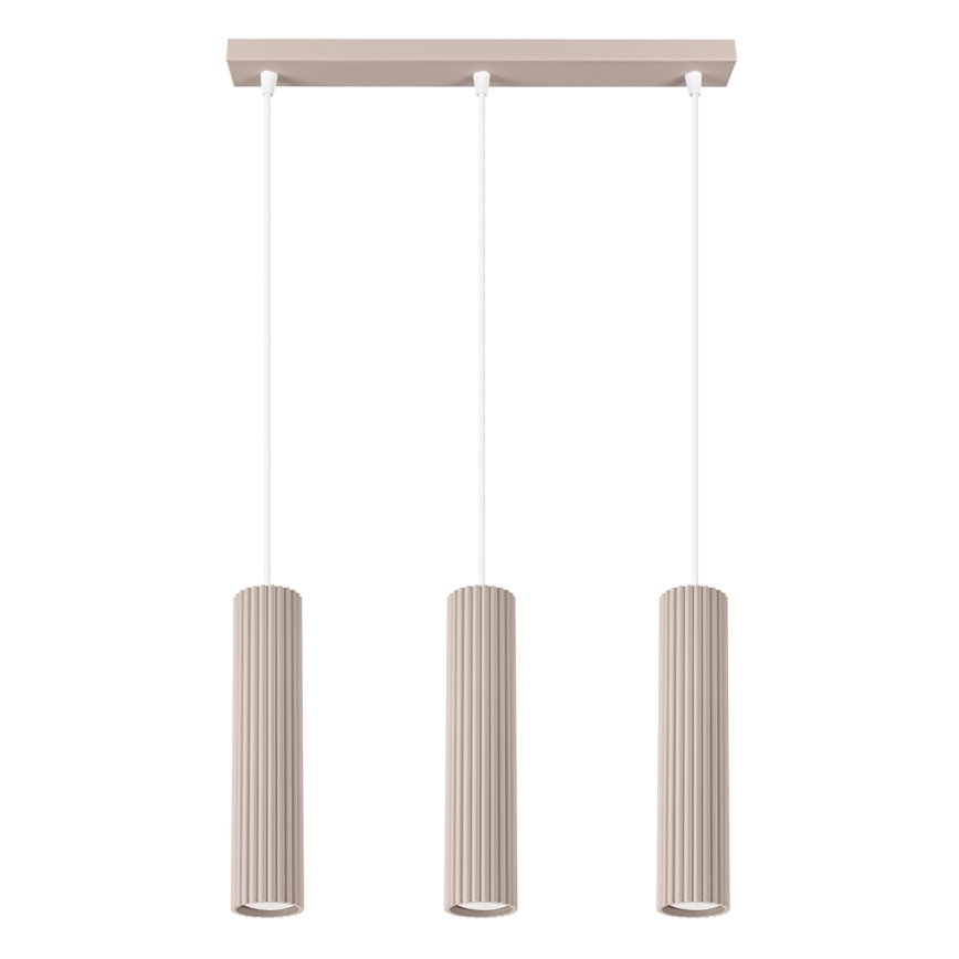 Brilagi - Lestenec na vrvici CRESTO 3xGU10/10W/230V taupe