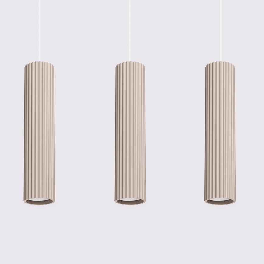 Brilagi - Lestenec na vrvici CRESTO 3xGU10/10W/230V taupe