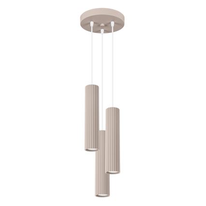 Brilagi - Lestenec na vrvici CRESTO 3xGU10/10W/230V taupe