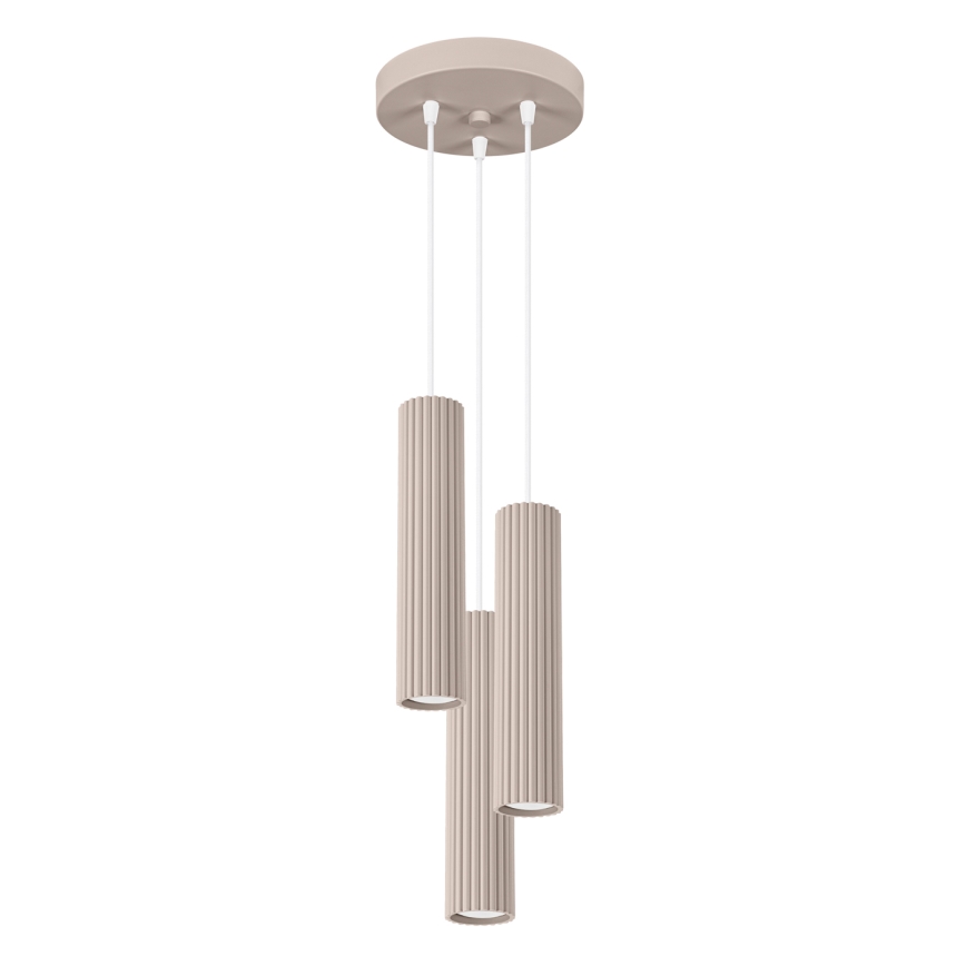Brilagi - Lestenec na vrvici CRESTO 3xGU10/10W/230V taupe