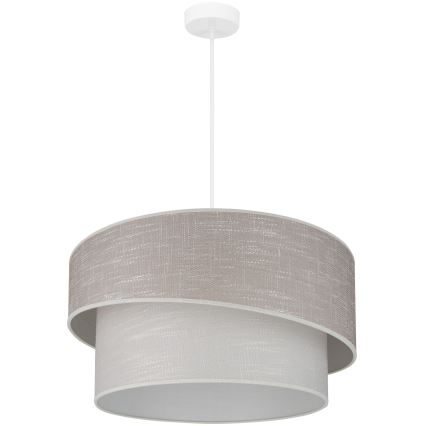 Brilagi - Lestenec na vrvici DOVER SHINE 1xE27/15W/230V pr. 50 cm siva/krem barva