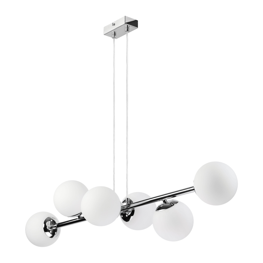 Brilagi - Lestenec na vrvici MALONY 6xE14/20W/230V sijajni krom