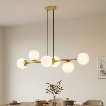 Brilagi - Lestenec na vrvici MALONY 6xE14/20W/230V zlate barve