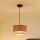 Brilagi - Lestenec na vrvici MONTANA BOHO 1xE27/15W/230V pr. 25 cm rjava/črna