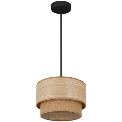 Brilagi - Lestenec na vrvici MONTANA BOHO 1xE27/15W/230V pr. 25 cm rjava/črna