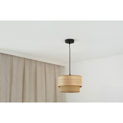 Brilagi - Lestenec na vrvici MONTANA BOHO 1xE27/15W/230V pr. 25 cm rjava/črna
