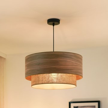 Brilagi - Lestenec na vrvici MONTANA BOHO 1xE27/15W/230V pr. 45 cm rjava/črna
