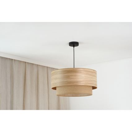 Brilagi - Lestenec na vrvici MONTANA BOHO 1xE27/15W/230V pr. 45 cm rjava/črna