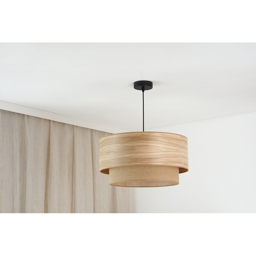 Brilagi - Lestenec na vrvici MONTANA BOHO 1xE27/15W/230V pr. 45 cm rjava/črna