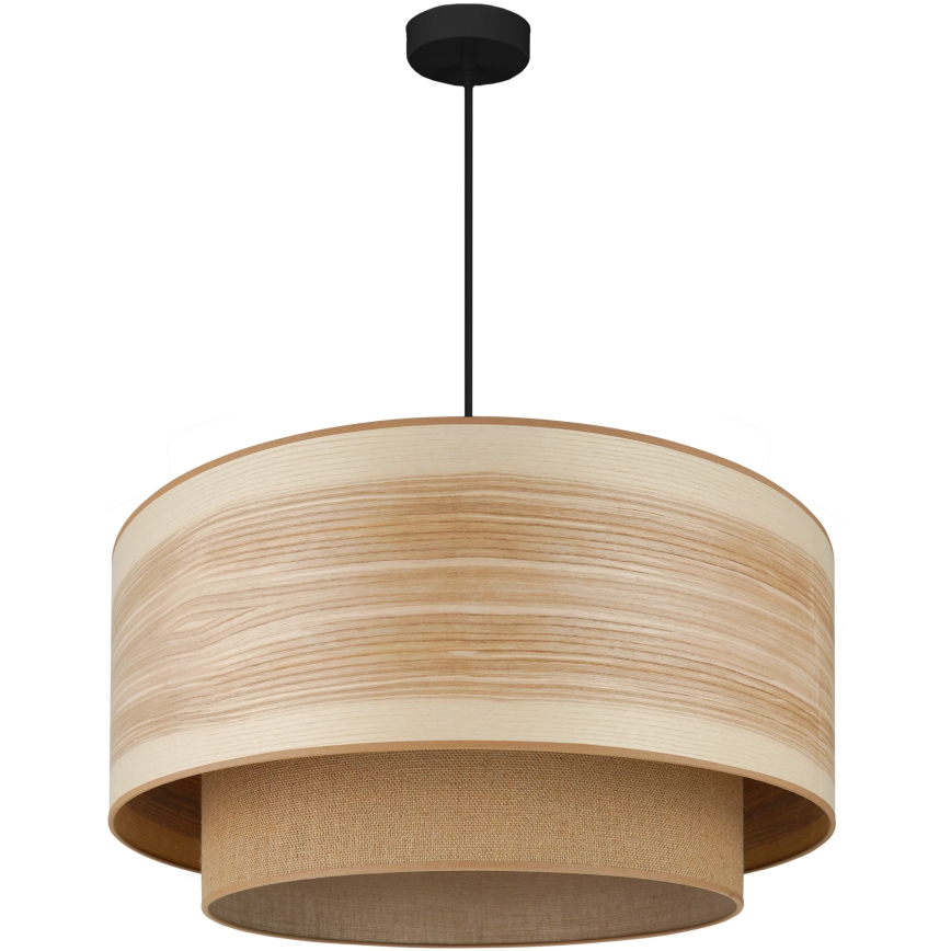 Brilagi - Lestenec na vrvici MONTANA BOHO 1xE27/15W/230V pr. 60 cm rjava/črna