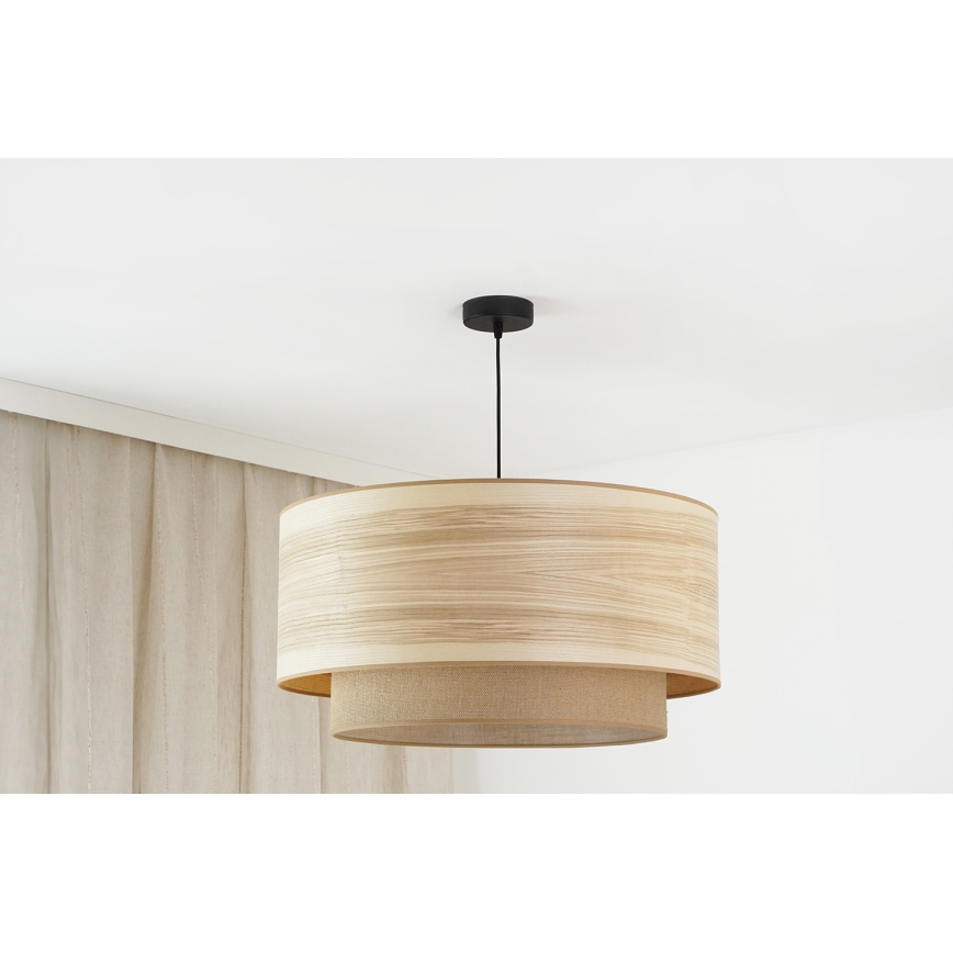 Brilagi - Lestenec na vrvici MONTANA BOHO 1xE27/15W/230V pr. 60 cm rjava/črna