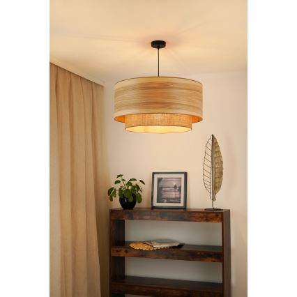 Brilagi - Lestenec na vrvici MONTANA BOHO 1xE27/15W/230V pr. 60 cm rjava/črna