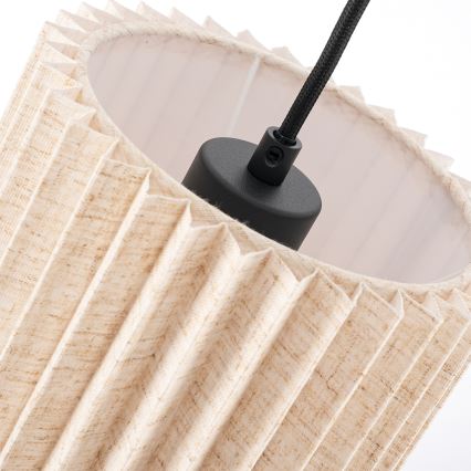Brilagi - Lestenec na vrvici NORDIC WAVE 4xE27/15W/230V lan/črna