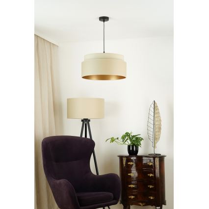 Brilagi - Lestenec na vrvici OREGON VEGE 1xE27/15W/230V pr. 45 cm bež