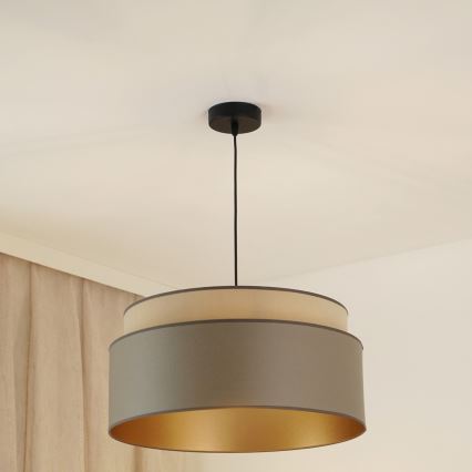 Brilagi - Lestenec na vrvici OREGON VEGE 1xE27/15W/230V pr. 45 cm siva