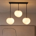BRILAGI - Lestenec na vrvici PEBBLES 3xE27/40W/230V črna