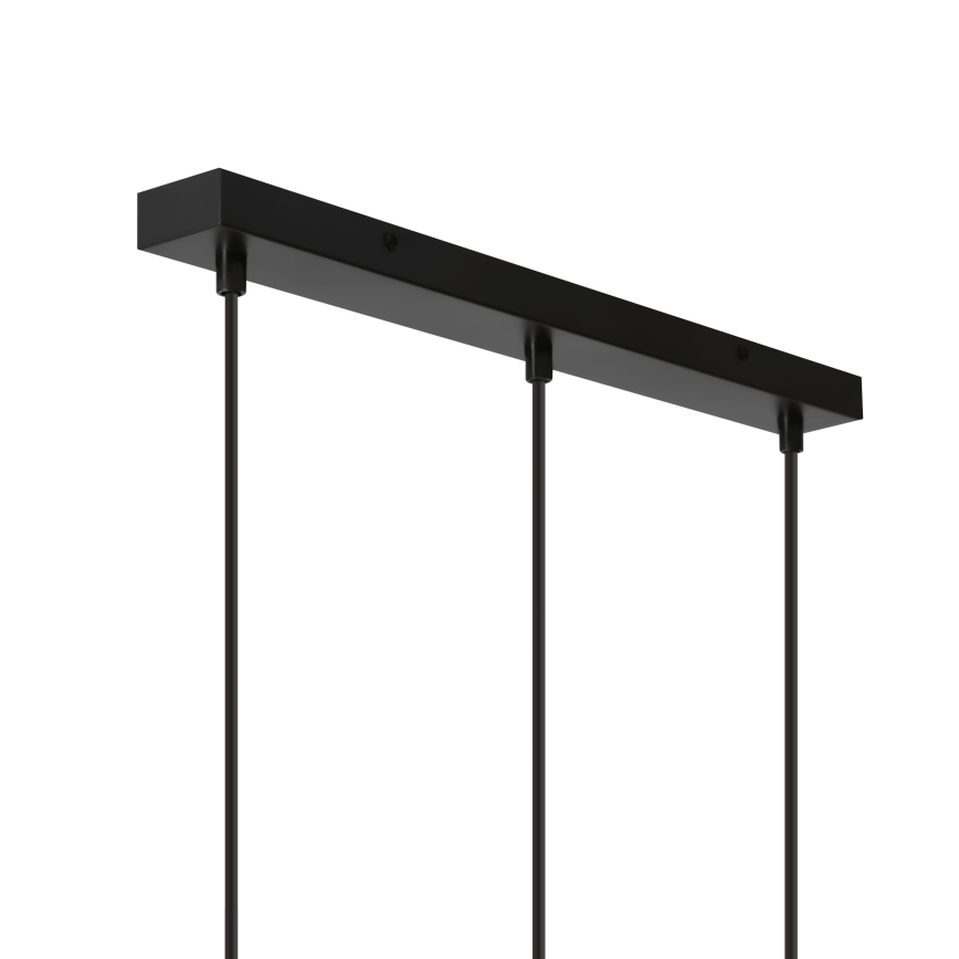 BRILAGI - Lestenec na vrvici PEBBLES 3xE27/40W/230V črna