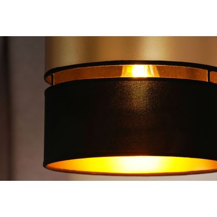Brilagi - Lestenec na vrvici ROYAL 1xE27/15W/230V pr. 25 cm črna/zlata