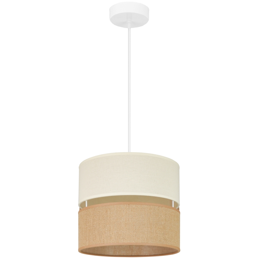 Brilagi - Lestenec na vrvici ROYAL YUTE 1xE27/15W/230V pr. 25 cm bež/krem barva