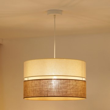 Brilagi - Lestenec na vrvici ROYAL YUTE 1xE27/15W/230V pr. 40 cm bež/krem barva