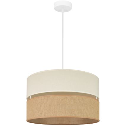 Brilagi - Lestenec na vrvici ROYAL YUTE 1xE27/15W/230V pr. 40 cm bež/krem barva